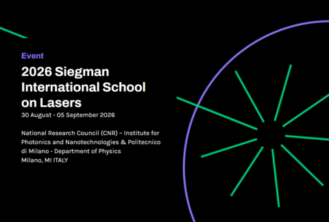 2026 Siegman International School on Lasers